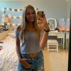 Brandy Melville Off The Shoulder Top